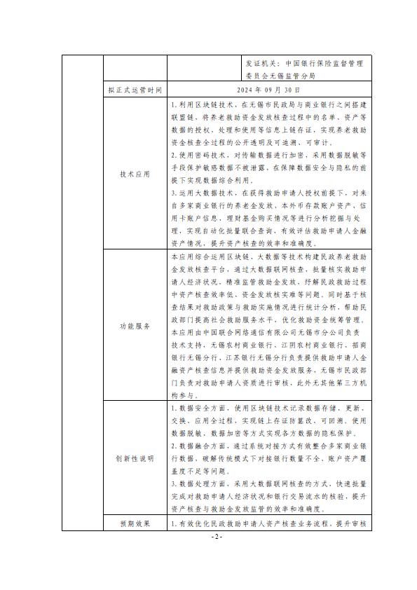 基于区块链技术的民政养老救助资金发放服务